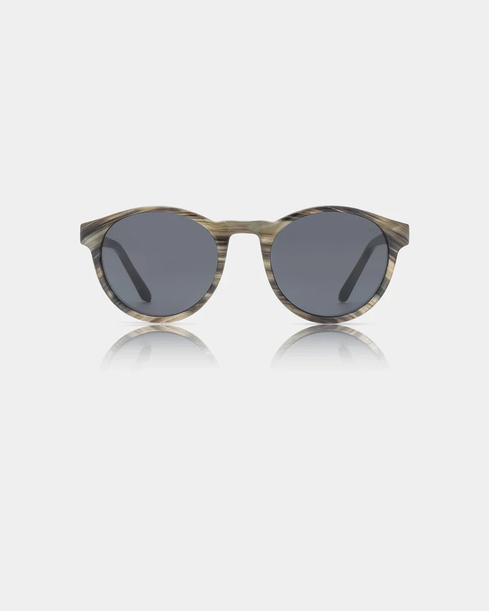 Marvin Sunglasses - Striped Horn