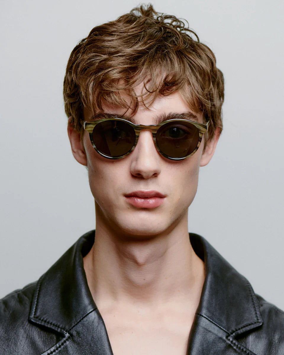 Marvin Sunglasses - Striped Horn
