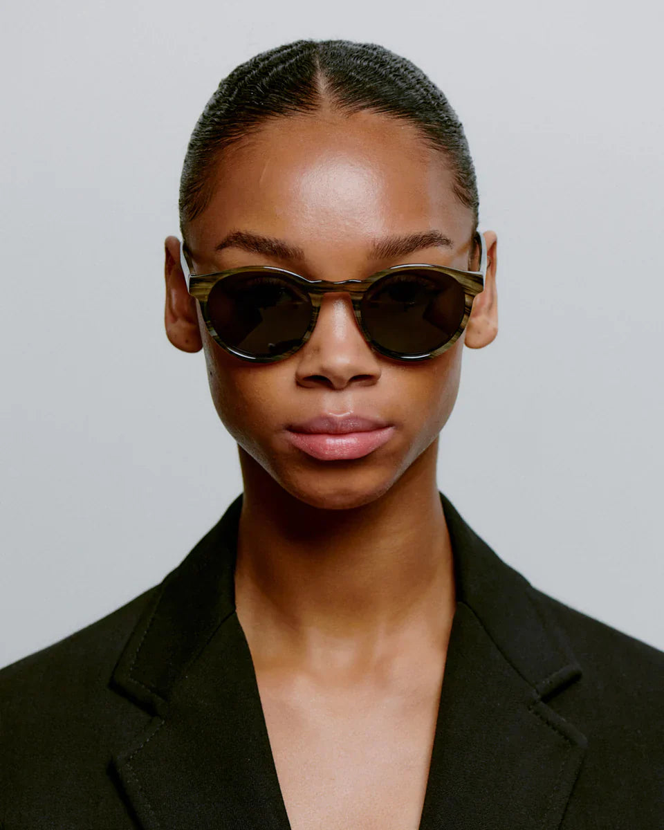 Marvin Sunglasses - Striped Horn