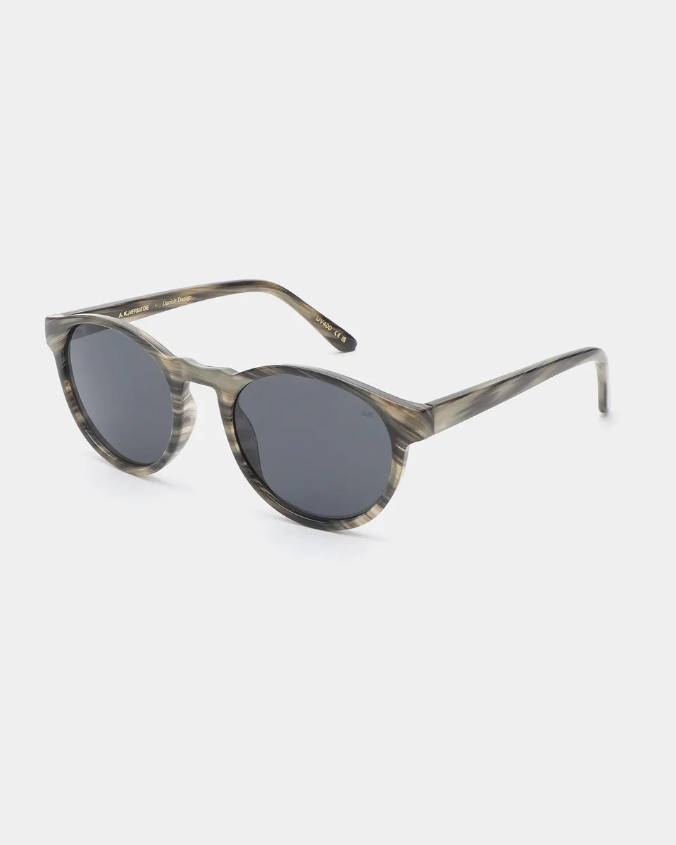 Marvin Sunglasses - Striped Horn