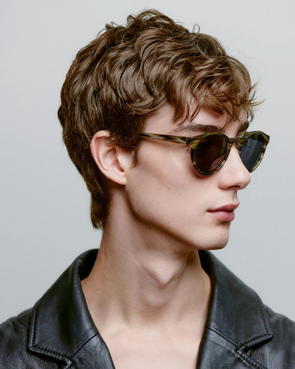Marvin Sunglasses - Striped Horn