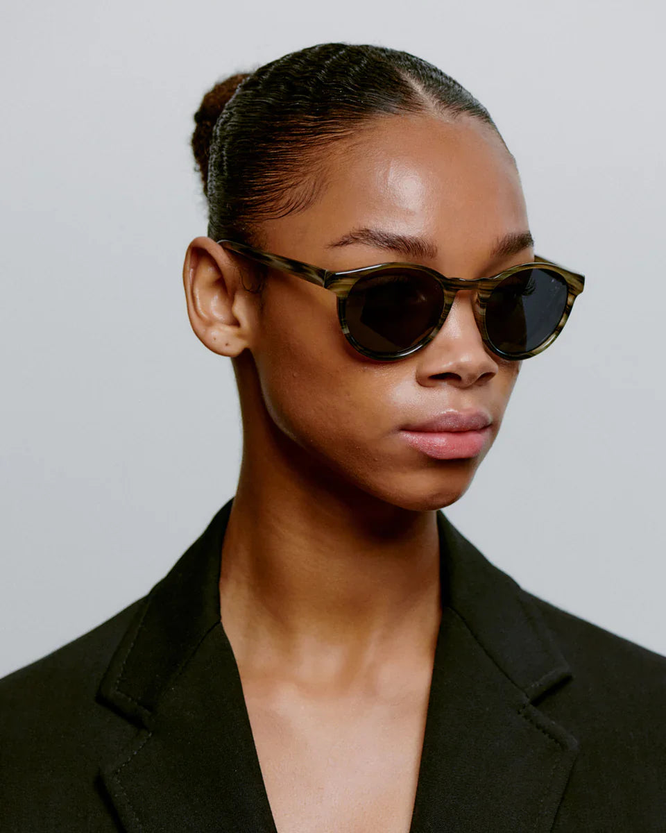 Marvin Sunglasses - Striped Horn